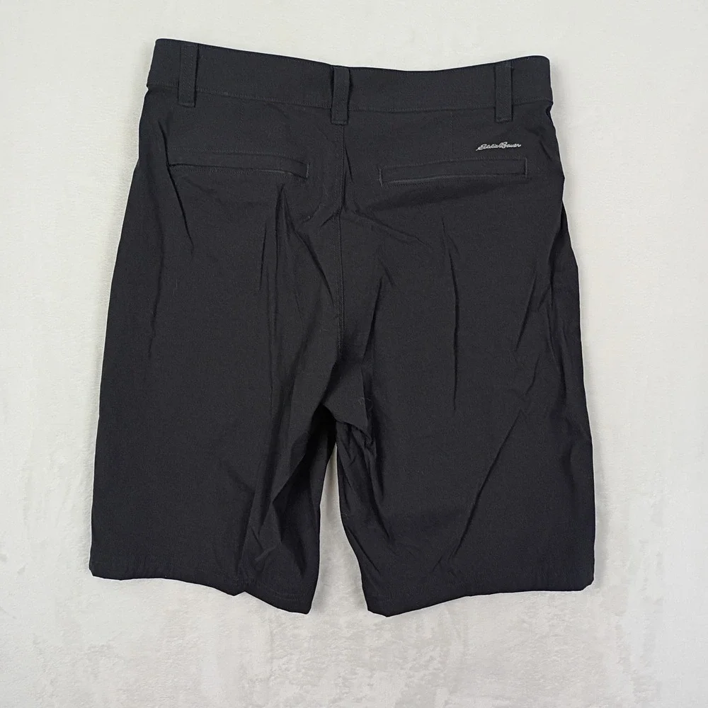 Eddie Bauer Shorts‎ Mens 30 Black Nylon Stretch Hiking Outdoors Gorpcore